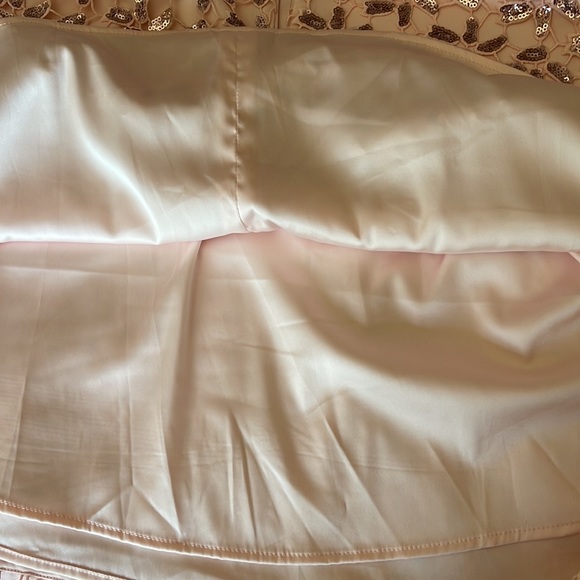 Light pink formal dress with sequence - Picture 5 of 7